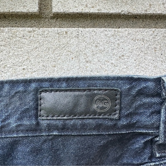 AG Adriano Goldschmied Twisted Alexxis High Rise Vintage Straight Jeans Raw Hem - Picture 8 of 14